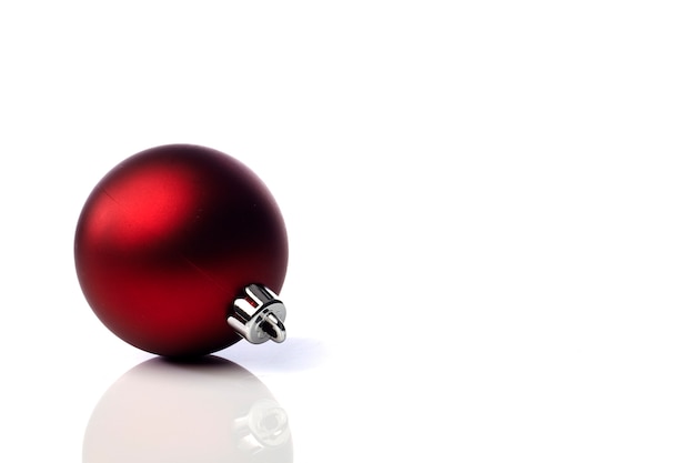 Boule de noel rouge