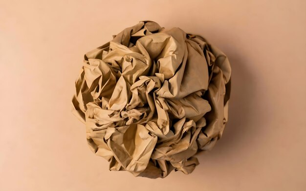 Photo boule de papier a générée