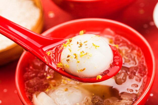 Boule de riz sucrée traditionnelle chinoise