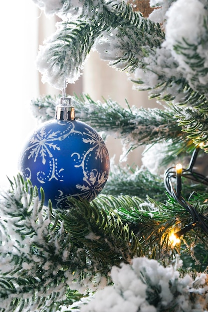 Boule sur le sapin de Noël