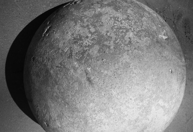 Boule de sphère vintage noir et blanc