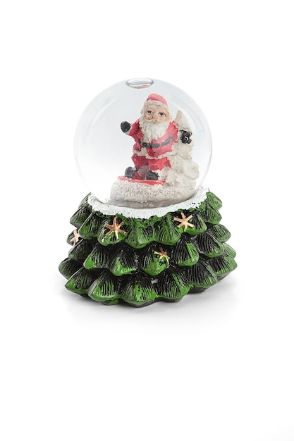 Boule de verre avec neige ou boule à neige. Idéal pour les cadeaux ou les gadgets