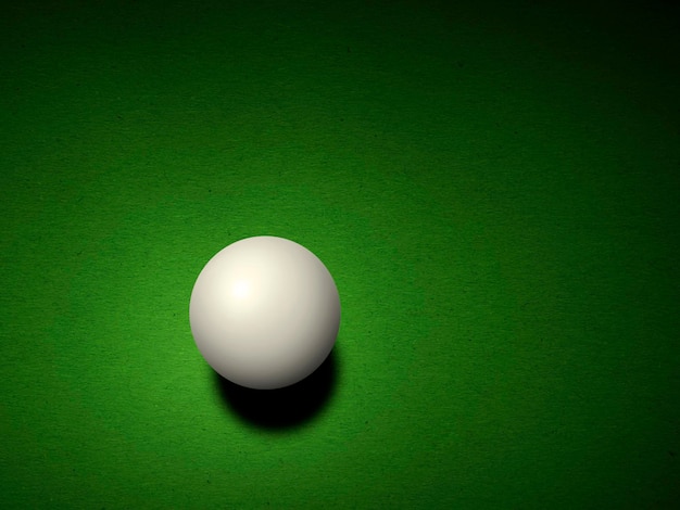 Boules de billard sur la table de billard