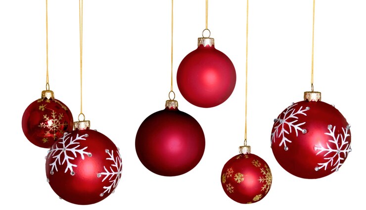 Photo des boules décoratives de noël