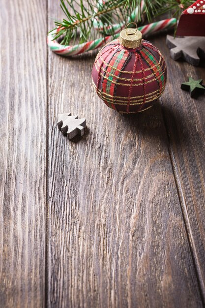 Boules de Noël colorées