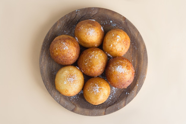 Boules de pâte glacées au miel