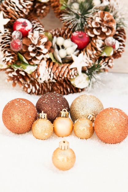 Boules pour la décoration des arbres de Noël