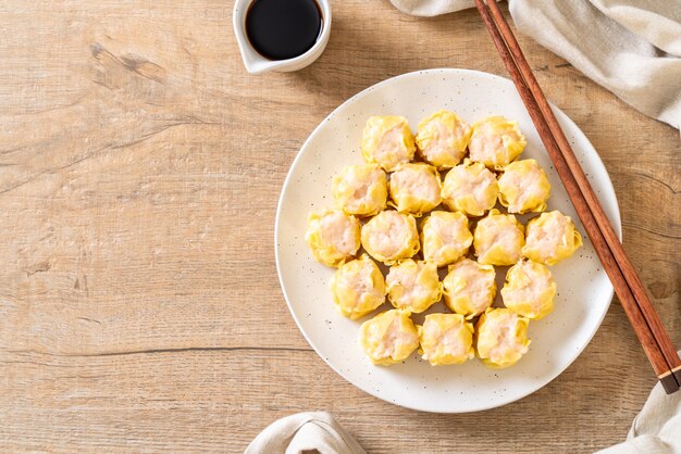 Boulette chinoise cuite à la vapeur