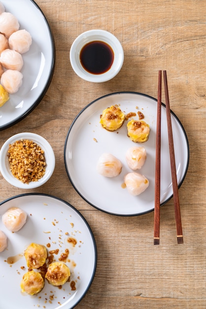 boulette à la vapeur de crevettes chinoises