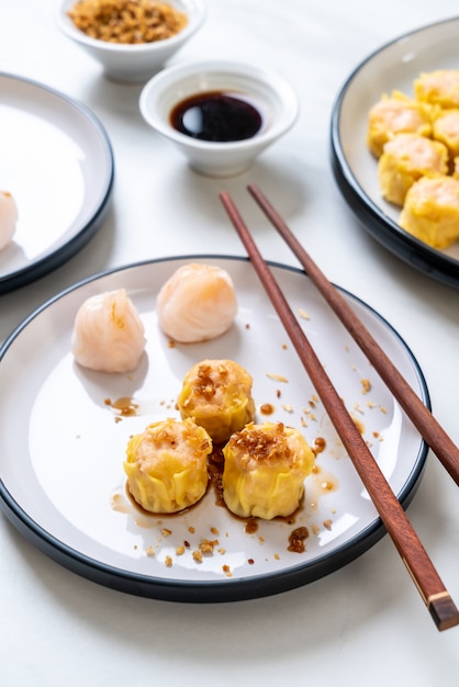 boulette à la vapeur de crevettes chinoises