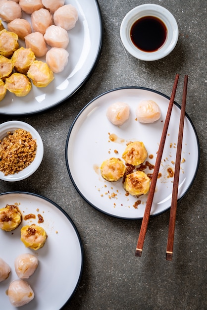 boulette à la vapeur de crevettes chinoises