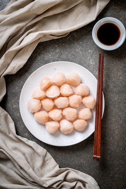 boulette à la vapeur de crevettes chinoises