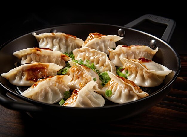 Boulettes bouillies de nourriture chinoise de gyoza