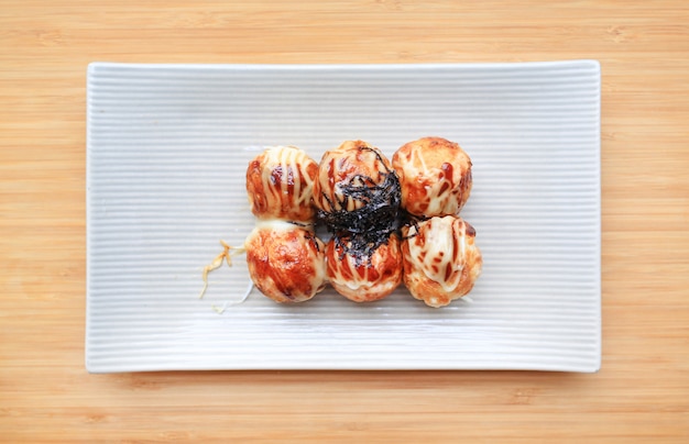 Boulettes de Takoyaki frites boulettes - cuisine japonaise