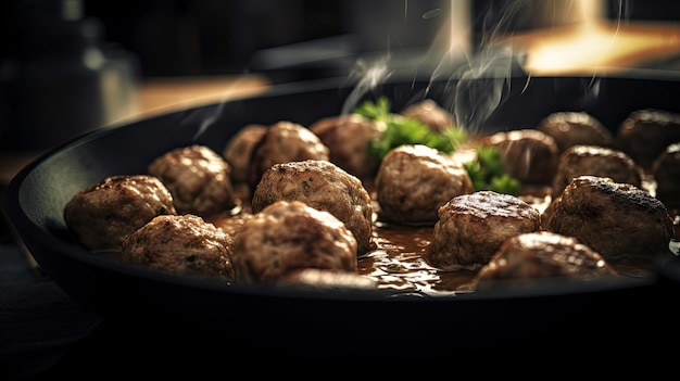 Boulettes de viande suédoises cuisine suédoise