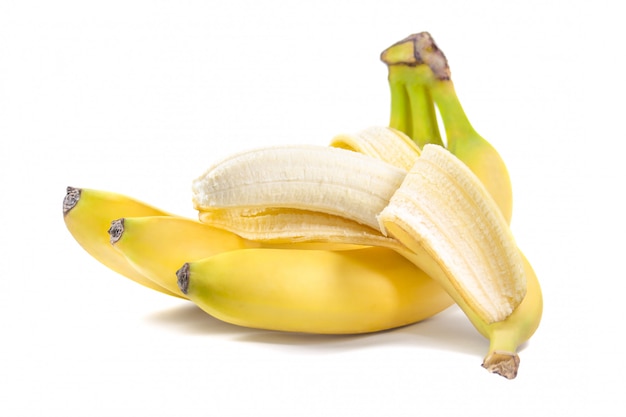 Bouquet de bananes avec un ouvert