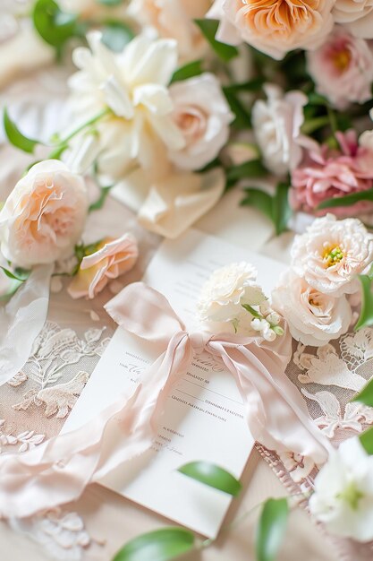 Photo bouquet de blush dans un vase douceur et romance personnifiée par l'ia générée