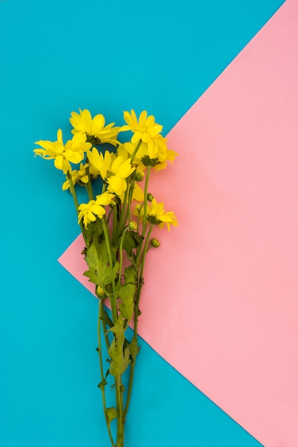 Bouquet de chrysanthème jaune