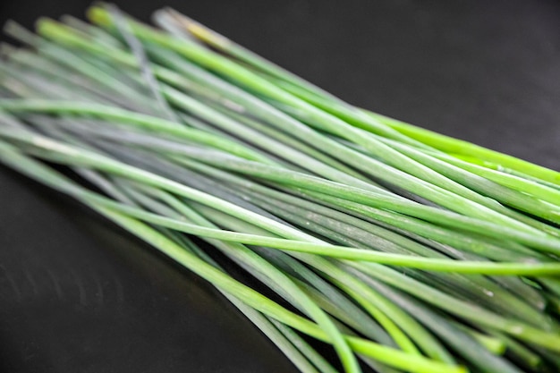 Bouquet de ciboulette vue rapprochée