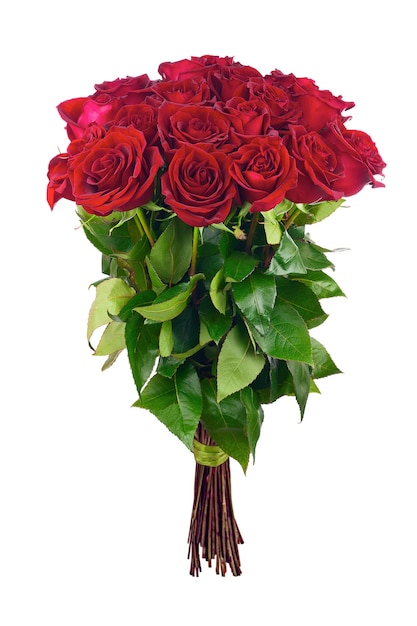 Bouquet de fleurs colorées de roses rouges.