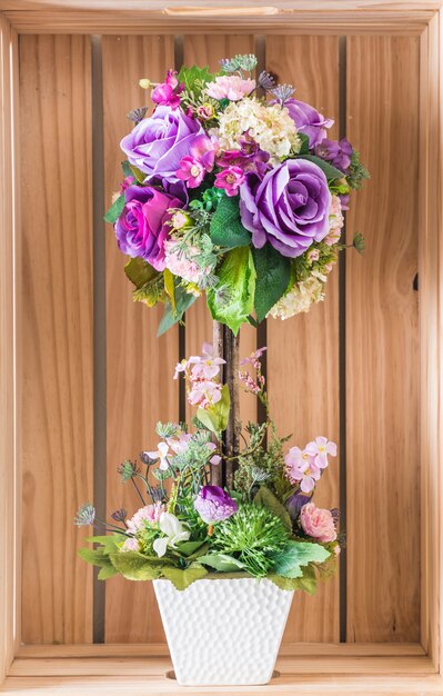 Photo bouquet de fleurs dans un vase