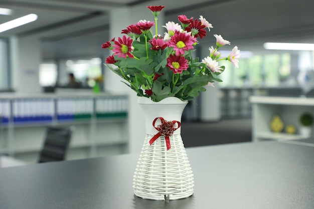 Bouquet de fleurs dans un vase