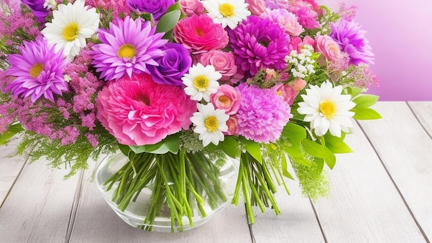 Un bouquet de fleurs du jardin