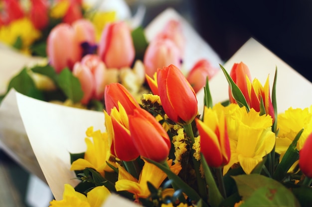 Bouquet de fleurs fraîches