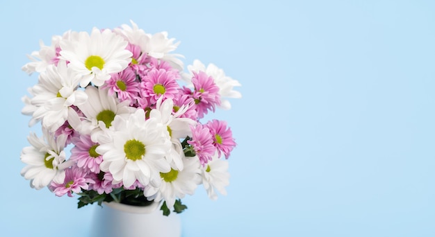 Bouquet de fleurs de marguerites colorées