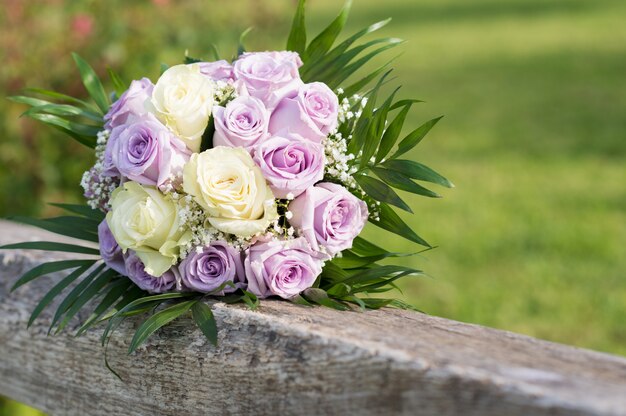 Bouquet de fleurs de la mariée