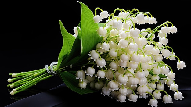 Un bouquet de fleurs de muguet