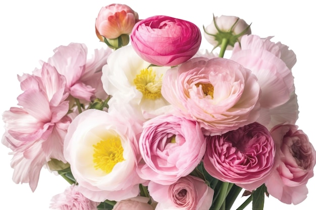 Un bouquet de fleurs roses avec le mot amour dessus