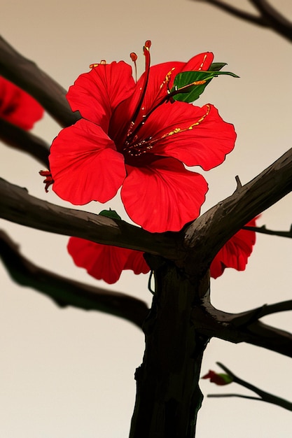 Photo un bouquet de fleurs rouges avec une belle forme de conception créative matériel fond d'écran
