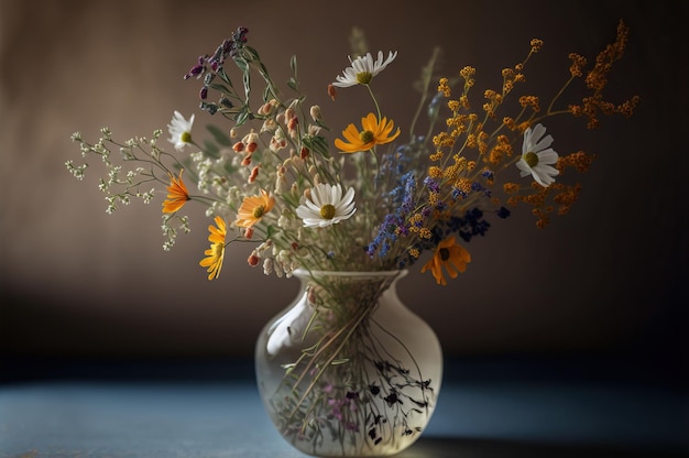 Bouquet de fleurs sauvages