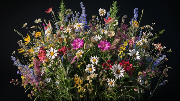 Bouquet de fleurs sauvages