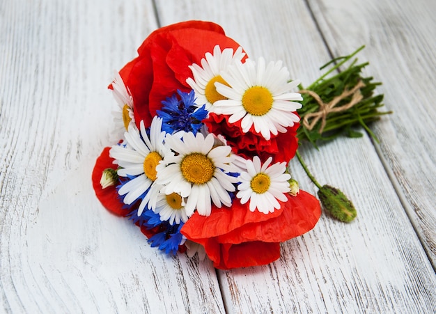 Bouquet de fleurs sauvages