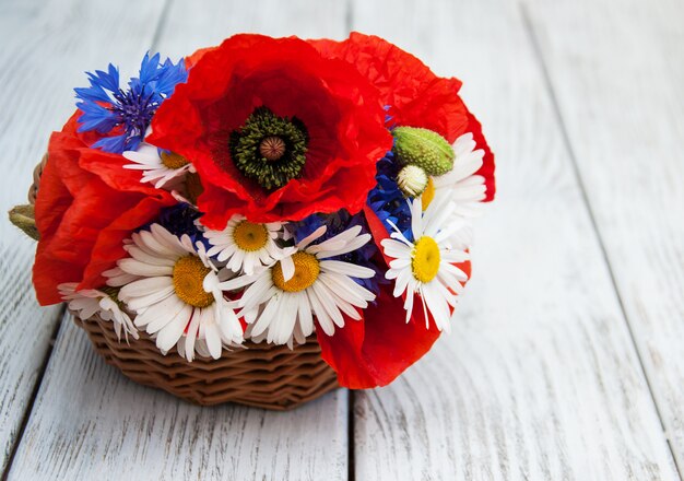 Bouquet de fleurs sauvages