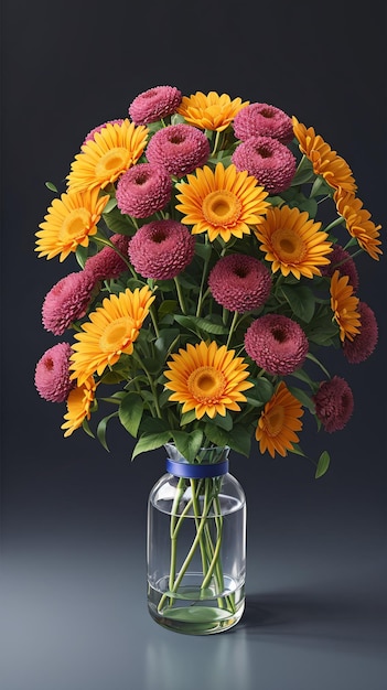 un bouquet de fleurs