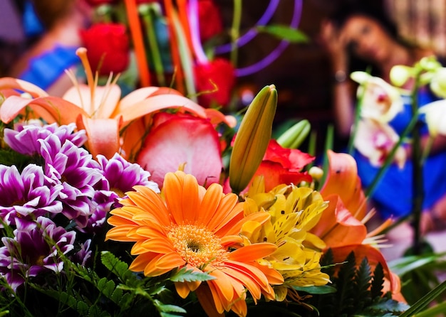 Photo bouquet de fleurs