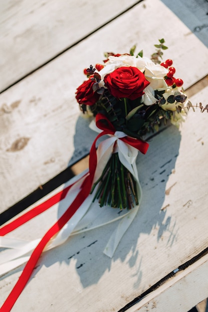 Bouquet de mariage et décoration de mariage