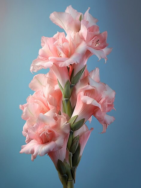 Bouquet de mariage fleur Gladious arrière-plan flou généré par l'IA