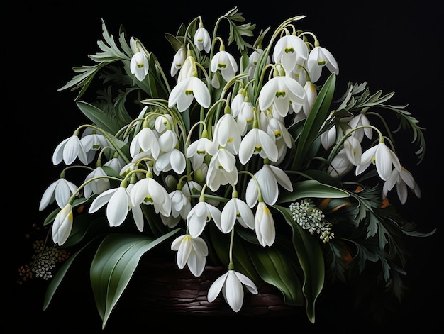 Bouquet de perce-neige