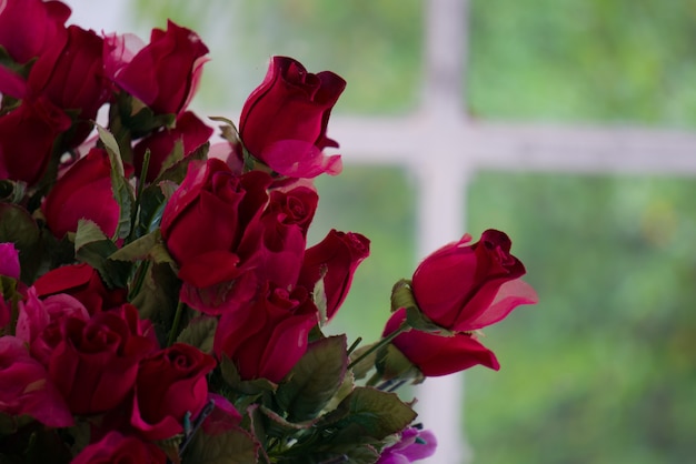 bouquet de roses rouges