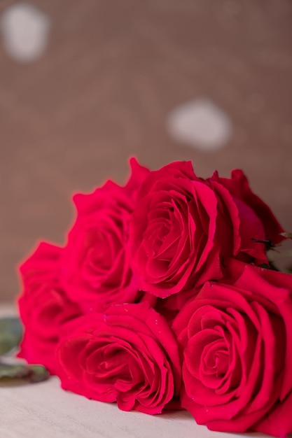 Bouquet de roses rouges