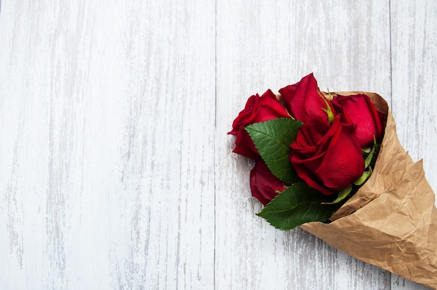 Bouquet de roses rouges