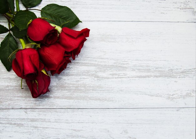 Bouquet de roses rouges