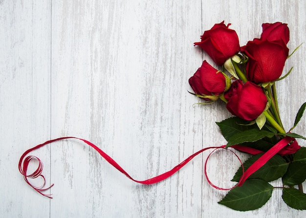 Bouquet de roses rouges