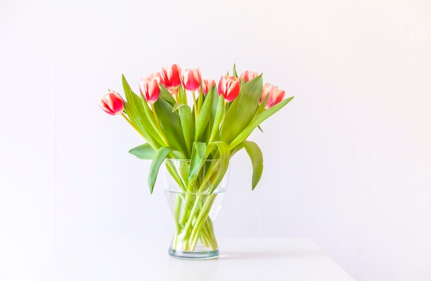 Bouquet de tulipes Décoration florale des Fêtes