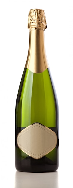 Une bouteille de champagne