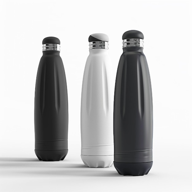 Bouteille d'eau de cricket avec un accent sur sa forme ergonomique